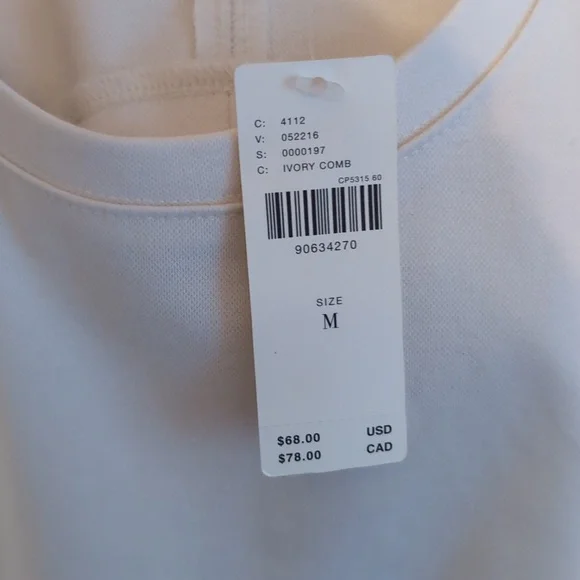 Anthropologie White and Blue Ruffled Tank Top - Picture 7 of 7